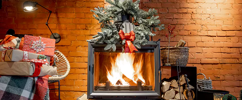 Travis Industries Linear Gas Fireplace Installation in Groveton, Virginia