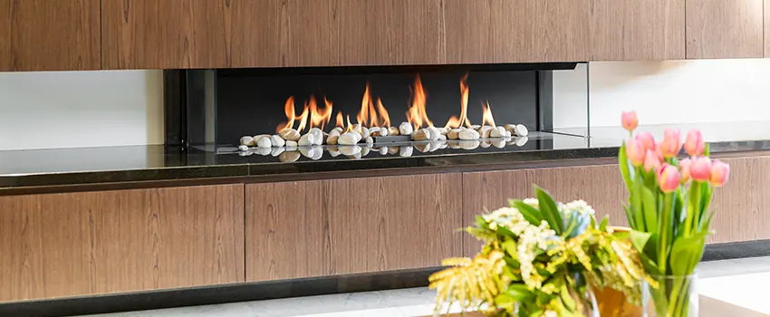 Double-height Fireplace Design Refurbishment in Groveton, Virginia