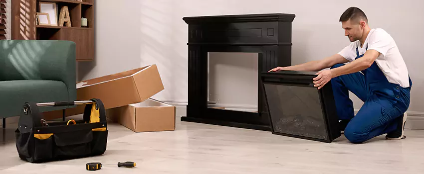 Old Rusted Metal Fireplace Repair And Replacement in Groveton, VA