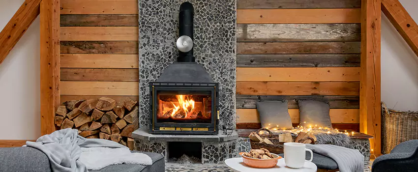 Thelin Hearth Products Direct Vent Gas Stove Fireplace Inspection in Groveton, Virginia